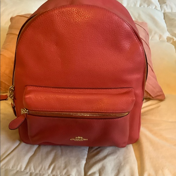 Coach Bags Pink Coach Backpack Poshmark
